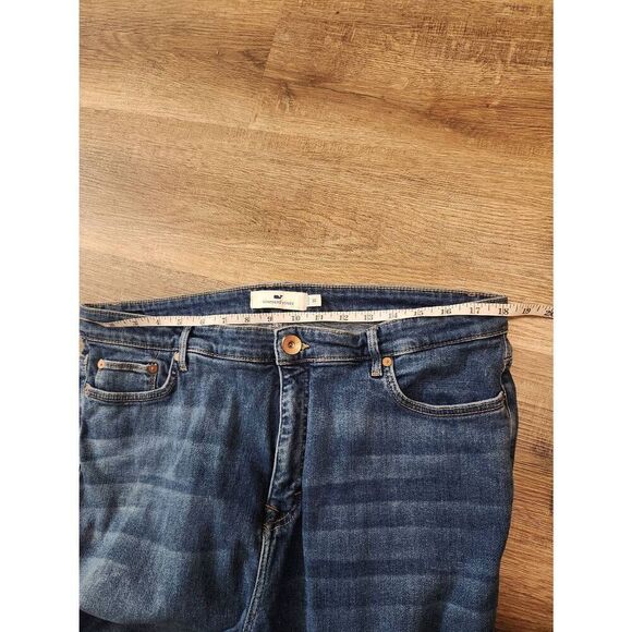 Vineyard Vines High-Rise Skinny denim jeans women's 33x27 med wash whale - Picture 6 of 9